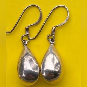 Sterling Silver  Teardrop Earrings